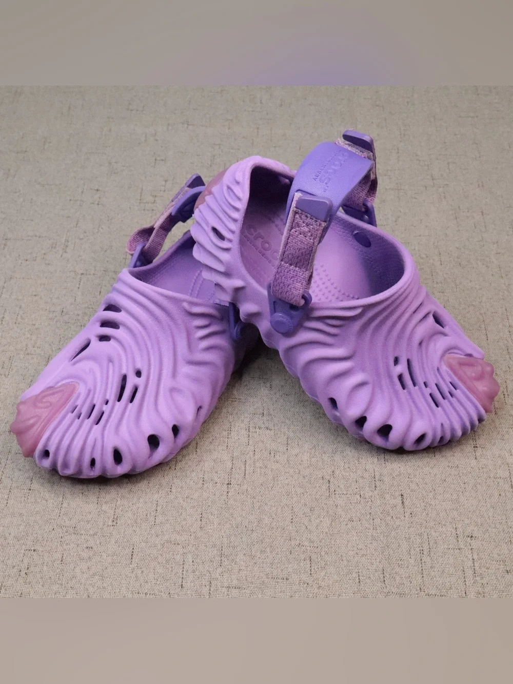 Salehe Bembury x Crocs Pollex Clog Kids Dewberry Purple Size J2 New Style